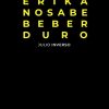 libro erika no sabe beber duro