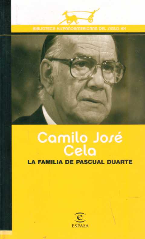 LIBRO LA FAMILIA DE PASCUAL DUARTE