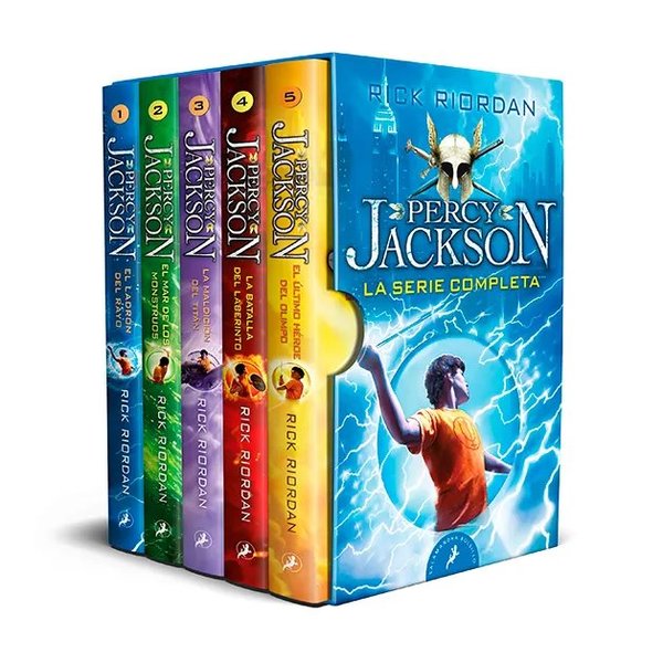 ESTUCHE PERCY JACKSON (SERIE COMPLETA)