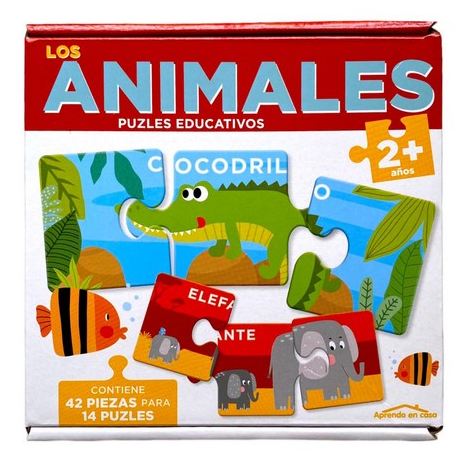 APRENDO EN CASA: LOS ANIMALES CON PUZLES EDUCATIVOS + 27 KM